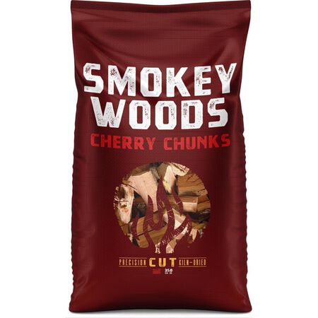 Smokey Woods All Natural Cherry Wood Smoking Chunks 350 cu in