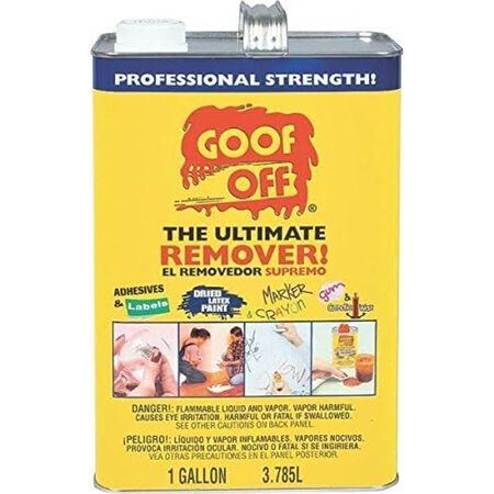 New Goof off Fg657 Gallon Professional Strength Easy Pour Cleaner All Purpose