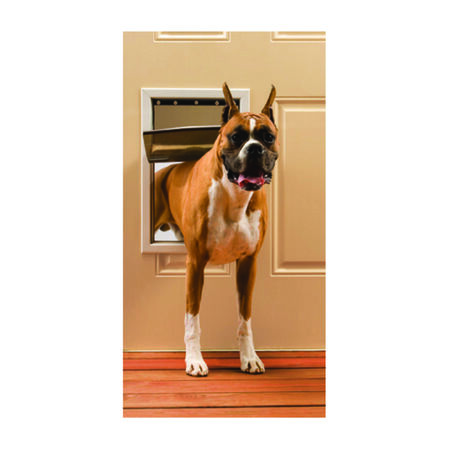 PetSafe 19.625 in. H X 12.75 in. W Aluminum Pet Door