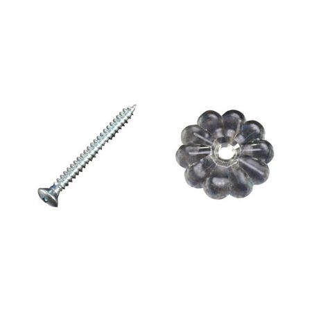 US Hardware RV Rosette Button 24 pk