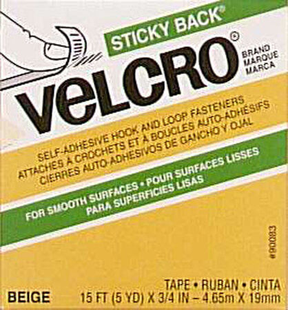 Velcro 15 ft. L x 3/4 in. W Hook and Loop Fastener 1 pk