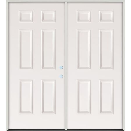 Steel Double Door 6068 6-Panel 49/16 Left hand