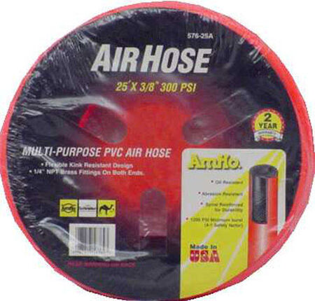 Amflo PVC Air Hose 1/4 in. x 25 ft. L 300 psi