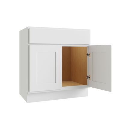 Luxor White Vanity Sink Base 24" RTA