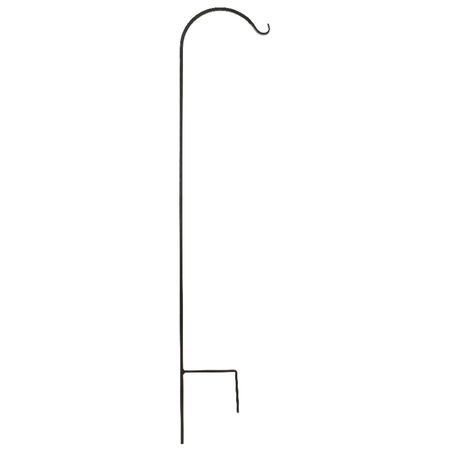 Panacea Black Steel 64 in. H Single Crook Plant Hook 1 pk