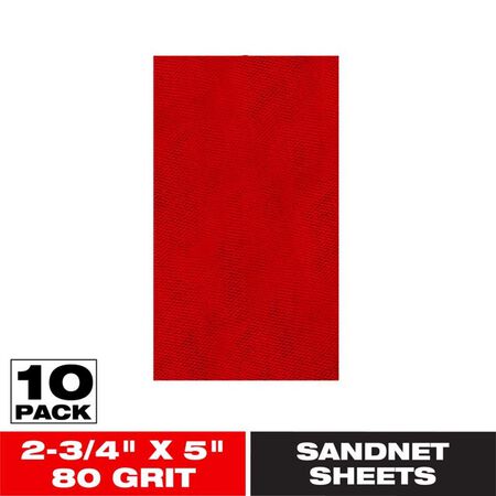 Diablo SandNet 5 in. L X 2-3/4 in. W 80 Grit Coarse Block Hand Sanding Pad