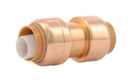SharkBite Push to Connect 1/2 in. Push T X 1/2 in. D Push Brass Coupling