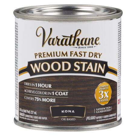 Varathane Premium Kona Oil-Based Fast Dry Wood Stain 0.5 pt