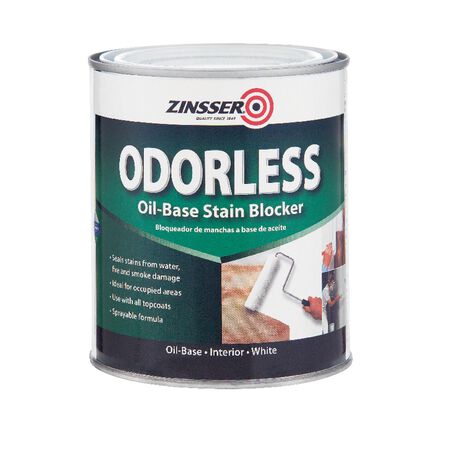 Zinsser Odorless White Flat Primer 1 qt