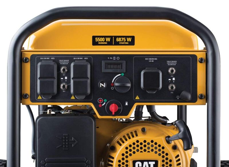 Cat RP Series 6875 Watt Gasoline Portable Generator with 