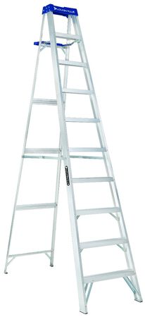 10 ft Louisville AS2110 Aluminum Step Ladder, Type I, 250 lb Load Capacity