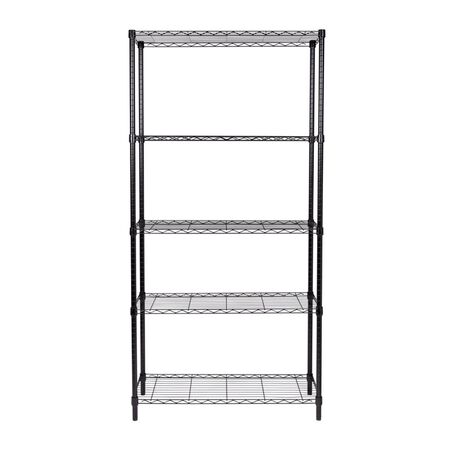 Honey-Can-Do 72 in. H X 36 in. W X 14 in. D Steel Shelving Unit