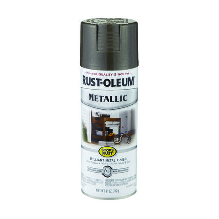 Rust-Oleum Stops Rust Dark Bronze Metallic Spray Paint 11 oz