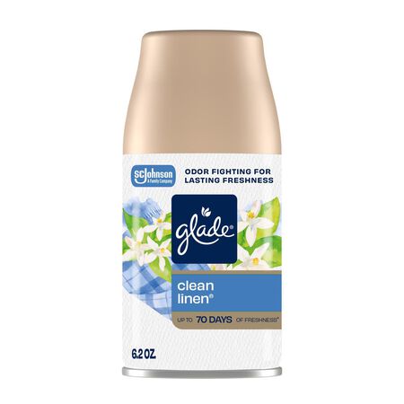 Glade Clean Linen Scent Air Freshener Refill 6.2 oz Aerosol