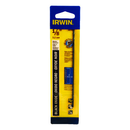 Irwin 1/8 in. X 6 in. L High Speed Steel Split Point Drill Bit 1 pc