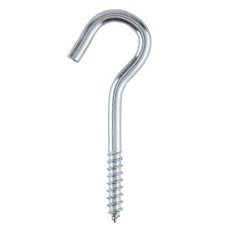 Ace Small Silver Steel 2.4375 in. L Ceiling Hook 45 lb 3 pk