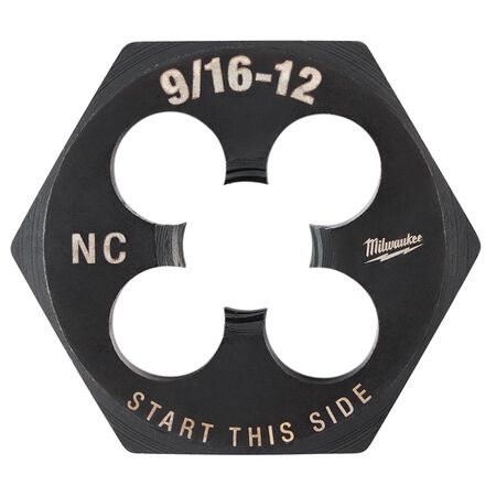Milwaukee SAE 9/16-12 NC 1-7/16" Hex Threading Die