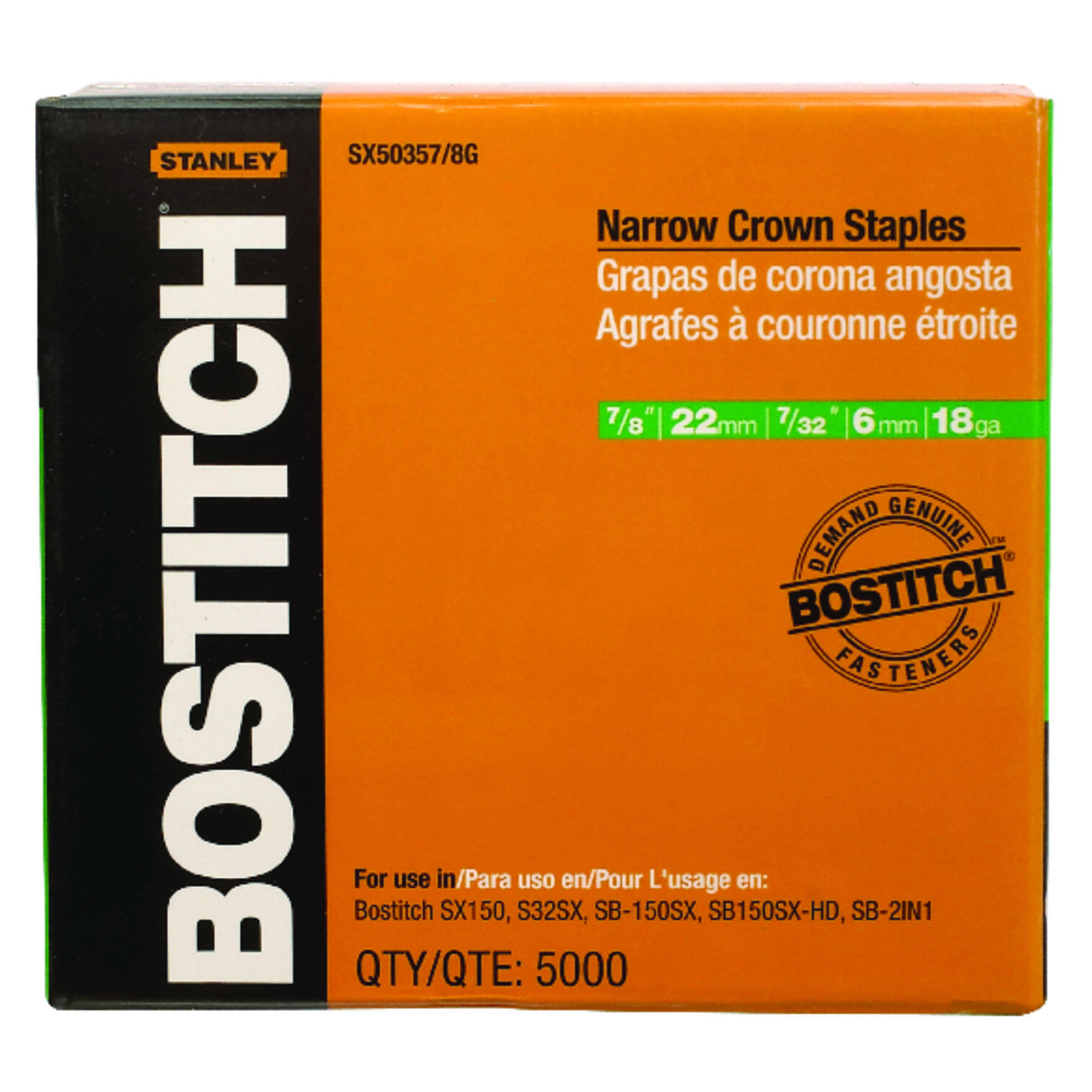 10 mm round Couronne Staples Pack 1000 Arrow T18 3//8/"