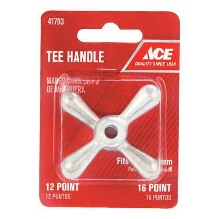 Ace Aluminum Tee Faucet Handle 1 pc