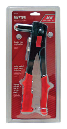 Ace Steel Rivet Tool Red 1 pc
