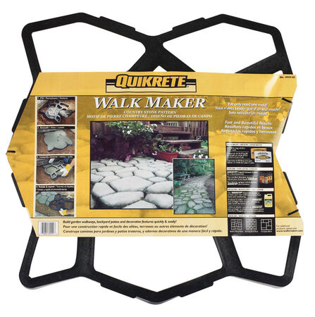 Quikrete Walk Maker Recycled Plastic Concrete Stone Pattern Form 2 ft. W X 2 ft. L X 24 in. D