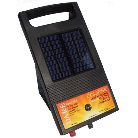 Dare Eclipse 6 V Solar-Powered Fence Energizer 3 acre Black