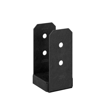 Simpson Strong-Tie Outdoor Accents Avant Collection ZMAX Black Powder-Coated Post Base for 4x4 Nominal Lumber