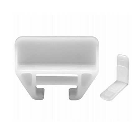 Prime-Line 1-1/8 in. L Polyethylene Center Guide Drawer Track Guide 1 pk