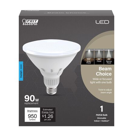 Feit PAR38 E26 (Medium) LED Bulb Daylight 90 Watt Equivalence 1 pk