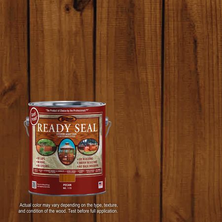Ready Seal Goof Proof Semi-Transparent Flat Pecan Oil-Based Penetrating Wood Stain/Sealer 1 gal