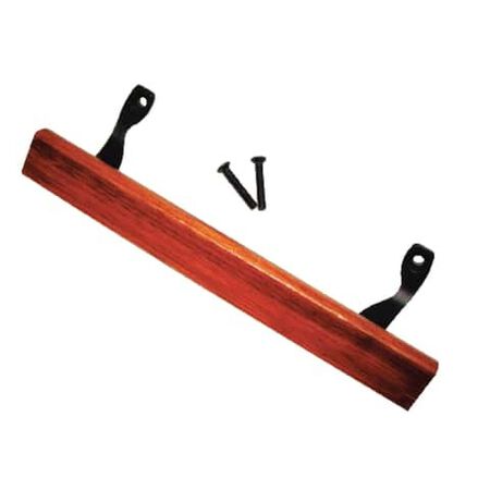 Barton Kramer 1.5 in. L Bronze Brown Wood Sliding Door Handle