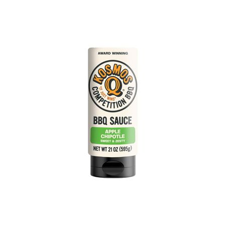 Kosmos Q Apple Chipotle BBQ Sauce 21 oz