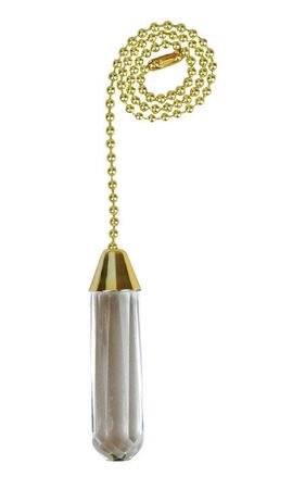 Jandorf Pull Chain Brass and Acrylic 1 ft. L 1 pk
