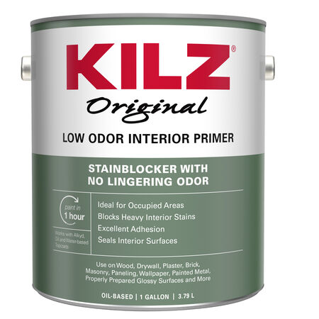 KILZ Original White Flat Oil-Based Primer and Sealer 1 gal