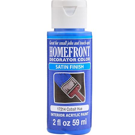 Homefront Satin Cobalt Blue Hobby Paint 2 oz