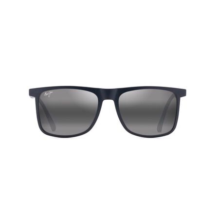 Maui Jim Makamae Sunglasses Unisex Matte Blue Frame Neutral Grey Lens Polarized