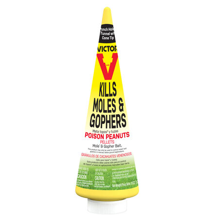 Victor Toxic Poison Peanuts Pellets For Gophers and Moles 6 oz