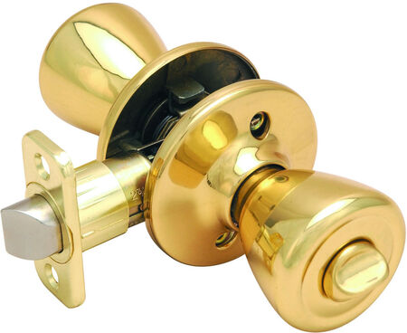 Door Lock Privacy Pelham Bright Brass