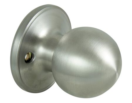 ProSource T3640V-PS Dummy Knob, T3 Design, 1-3/8 to 1-3/4 in Thick Door, Stainless Steel, 65.7 mm Rose/Base