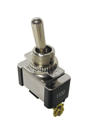 Gardner Bender 20 amps Single Pole Toggle Switch Black/Silver 1 pk