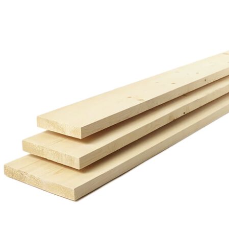 2 in. x 8 in. x 28 in. Spruce Board