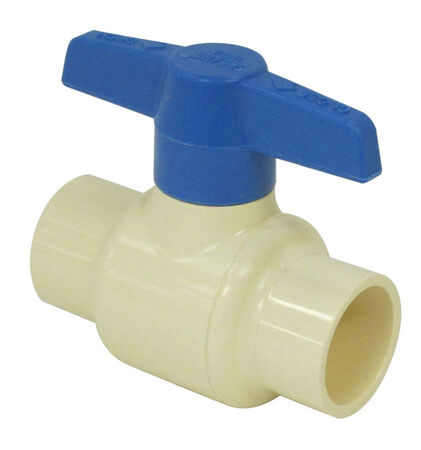 KBI Ball Valve 3/4 in. Dia. x Push Fit x 3/4 in. Dia. Push Fit CPVC One Piece
