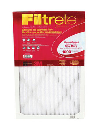 3M Filtrete 30 in. L x 16 in. W x 1 in. D Fiberglass Air Filter 11 MERV