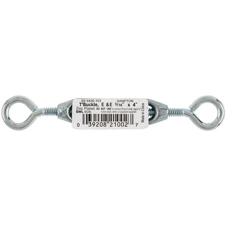 Hampton Zinc-Plated Aluminum/Steel Turnbuckle 70 lb