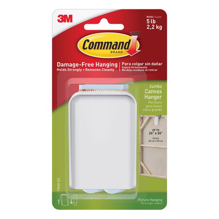 Command Plastic 5 lb. Canvas Picture Hanger 1 pk