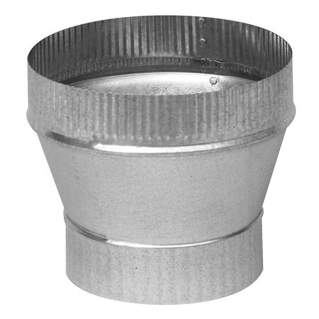 Imperial 5 in. D X 6 in. D Galvanized Steel Furnace Pipe Reducer