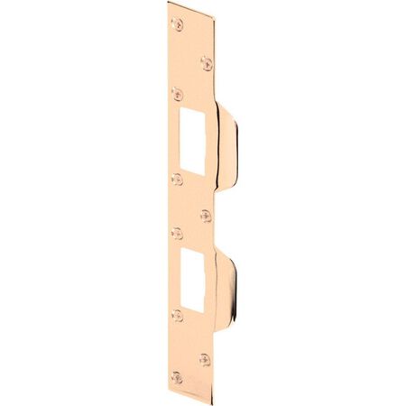 Prime-Line Maximum Security Combination Strike 3-5/8 in. 1-5/8 in. X 11 in. Brass Plated Steel