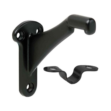 Wall Rail Bracket Black
