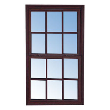 2' x 2'4" Bronze Aluminum Insulated Window (4/4 Window Pane Arrangement) Series 96