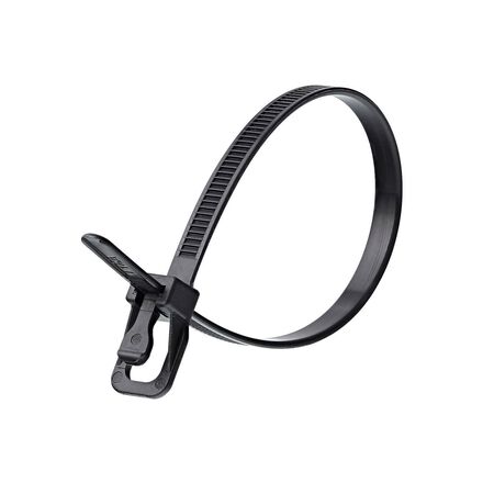 RETYZ EveryTie 10 in. L Black Cable Tie 20 pk